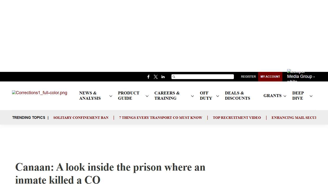 Canaan: A look inside the prison where an inmate killed a CO